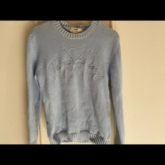 Authentic Tomas Burberry knit light blue sweater - Picture 6 of 6